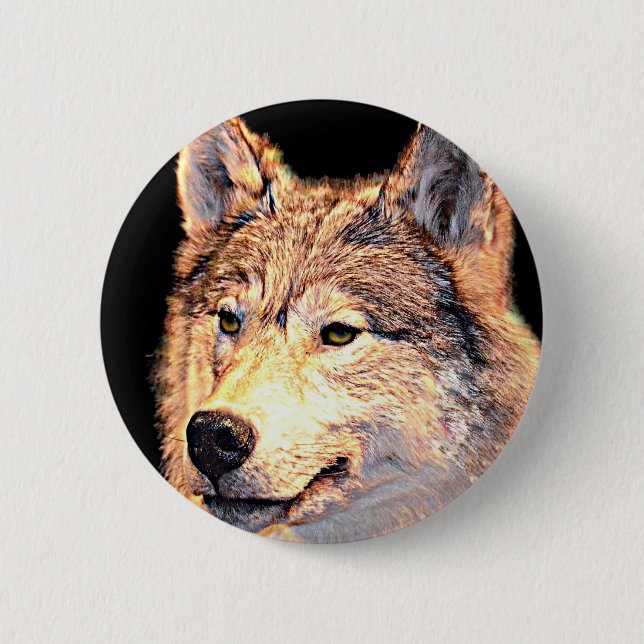 Wolf Button (Vorderseite)