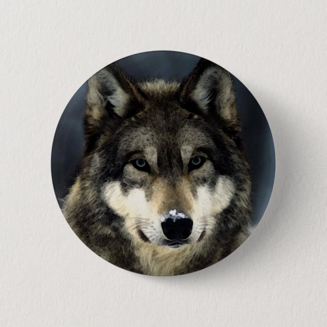 Wolf Button (Vorderseite)