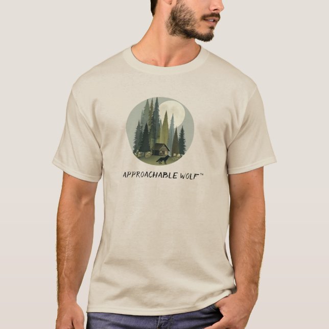 Wolf  Cabin  : Approachable Wolf Tee (Vorderseite)