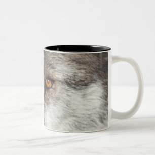 Wolf (CanisLupus) Zweifarbige Tasse