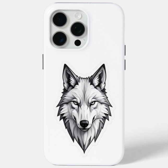 Wolf Case-Mate iPhone Hülle (Rückseite)