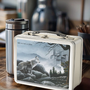 Wolf Castle Guards Metall Brotdose