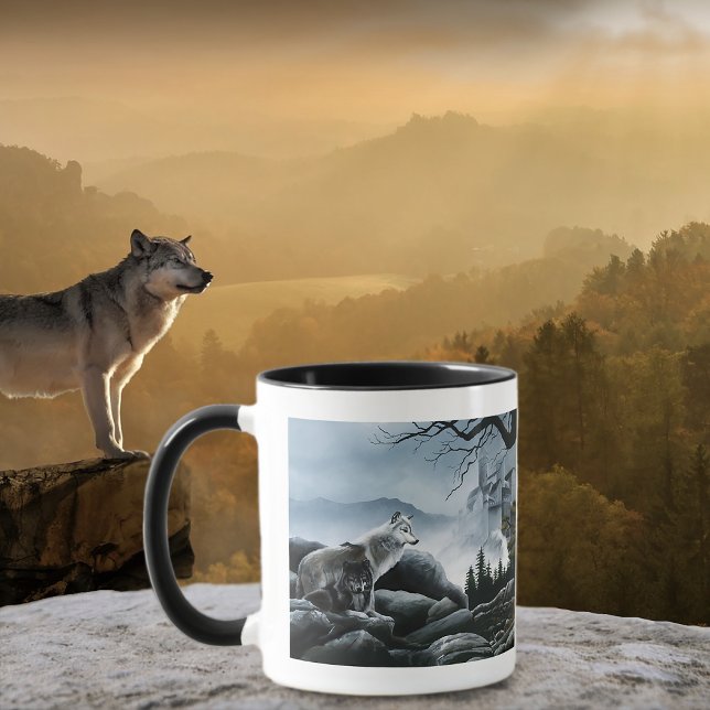 Wolf Castle Guards Tasse (Von Creator hochgeladen)
