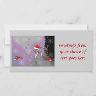 Wolf Christmas Feiertagskarte