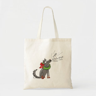 Wolf Christmas Funny Niedlich Kids Tragetasche