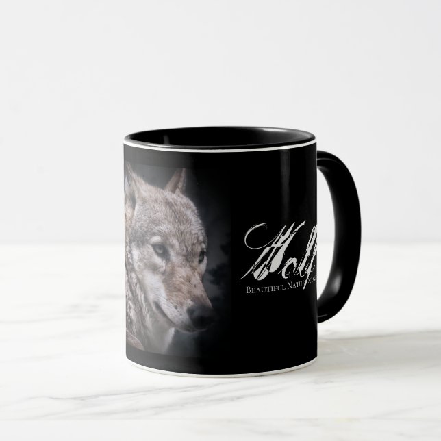 Wolf：Coffee Mug Tasse (VorderseiteRechts)