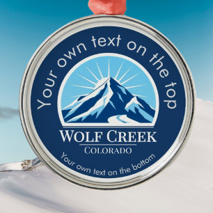 Wolf Creek Colorado Medaille Ornament Aus Metall