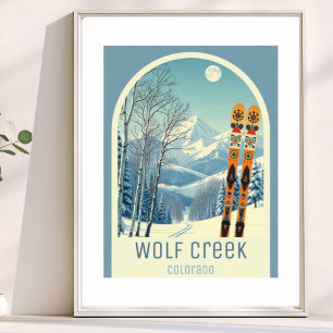 Wolf Creek Colorado Skigebiet Poster