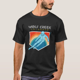 Wolf Creek Colorado USA Ski Resort 1980s Retro T S T-Shirt