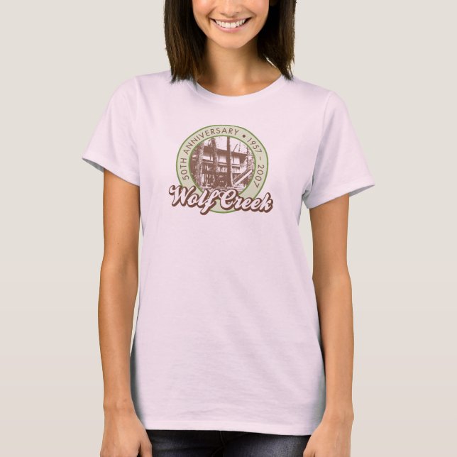 Wolf Creek Ladys Long-Sleeve Brown T-Shirt (Vorderseite)