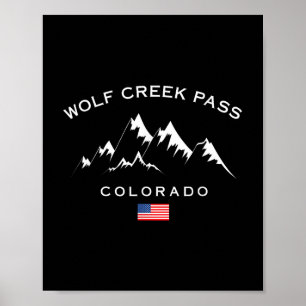 Wolf Creek Pass Colorado Rocky Mountains Skigebiet Poster