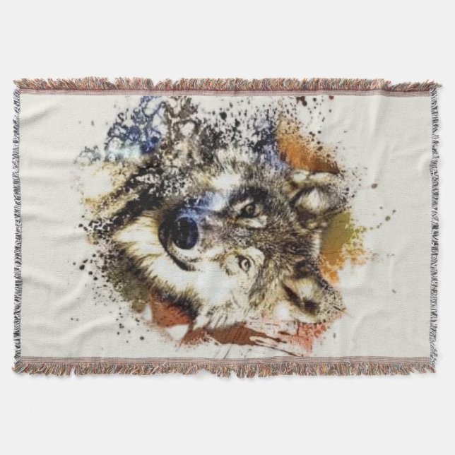 Wolf   decke (Vorderseite)