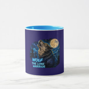 Wolf Der Allein-Kämpfer Becher Tasse