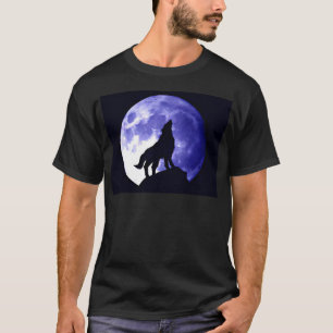 Wolf, der am Mond heult T-Shirt
