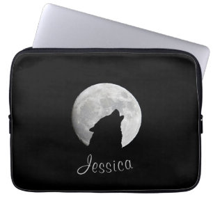 Wolf, der am Vollmond, Ihr Name heult Laptopschutzhülle