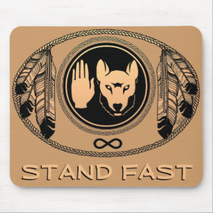 Wolf der ersten Nationen gibt Native Art Mousepad
