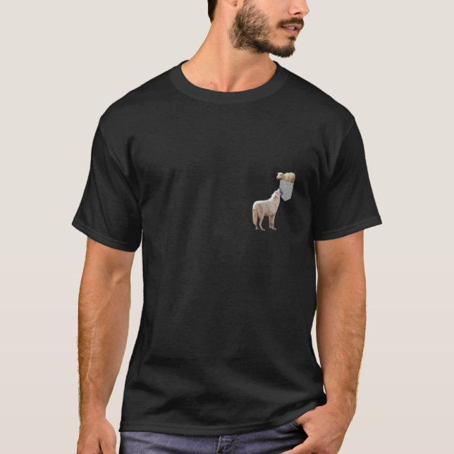 Wolf, der in deinem Fake Schafe erreicht, ist lust T-Shirt (Vorderseite)