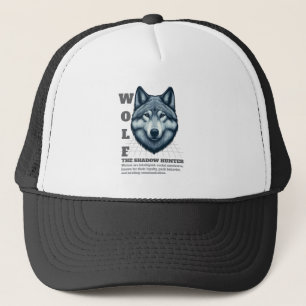Wolf der Schattenjäger Truckerkappe