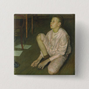 Wolf, der Sohn des Künstlers, 1900 Button