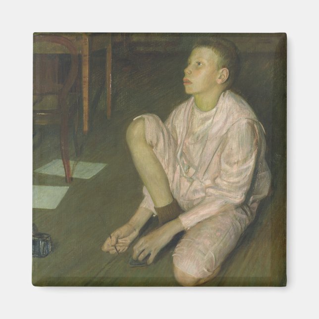 Wolf, der Sohn des Künstlers, 1900 Magnet (Vorne)