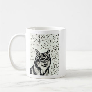 Wolf der Weisheit Kaffeetasse
