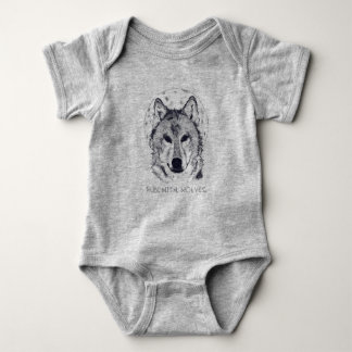 Wolf-Design Baby Strampler