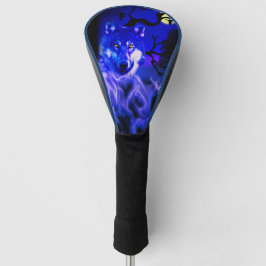 Wolf Design Golf Head Cover Headcover