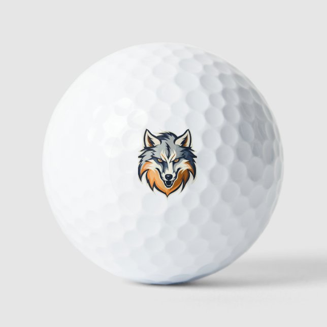 Wolf Design Golfball (Vorderseite)