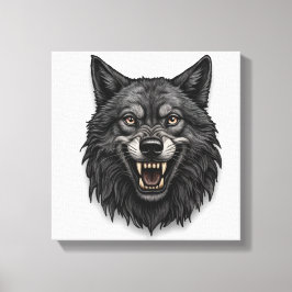 Wolf Design Leinwanddruck