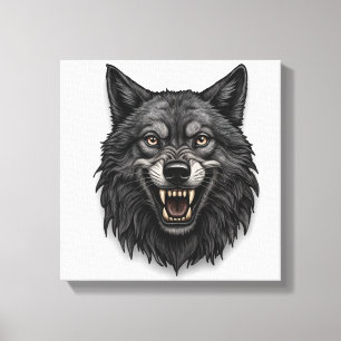 Wolf Design Leinwanddruck