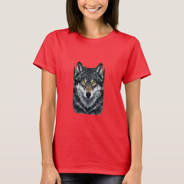 Wolf Design T - Shirt (Vorderseite)