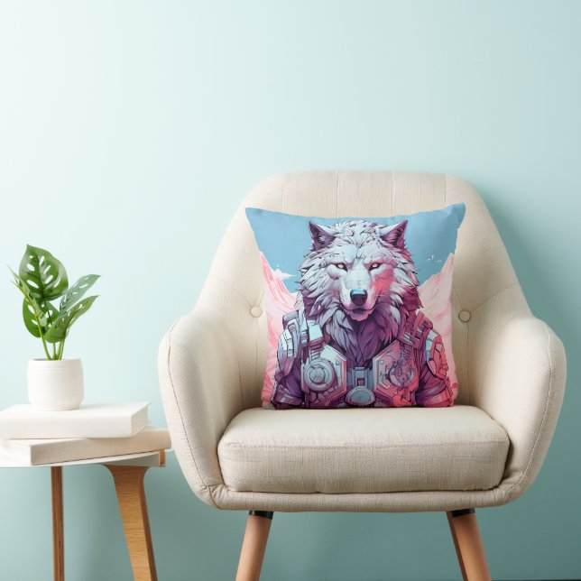 Wolf Ding Kissen (Stuhl )
