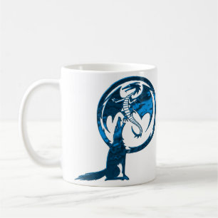 Wolf & Drachenblaue Tasse