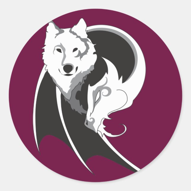 Wolf & Dragon Stickers (Vorderseite)