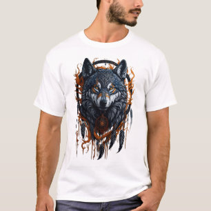 Wolf Dream Catcher T - Shirt