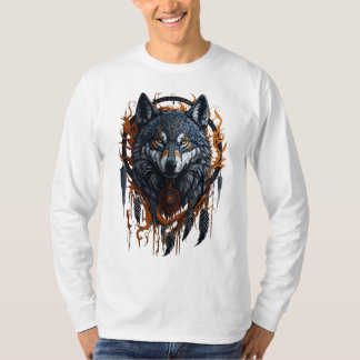 Wolf Dream Catcher T - Shirt