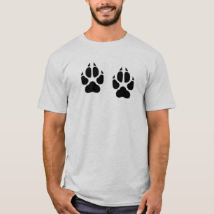 Wolf-Drucke T-Shirt