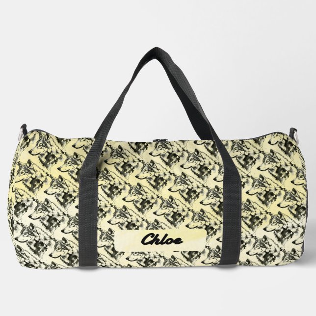 Wolf Duffle Bag (Vorderseite)