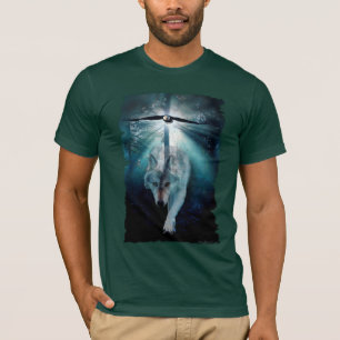 WOLF & EAGLE Wildlife Series T-Shirt