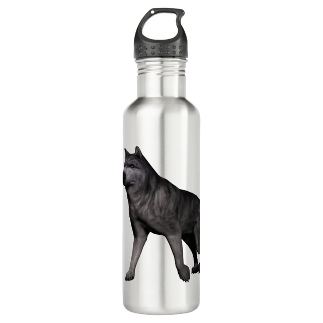 Wolf Edelstahlflasche (Vorderseite)