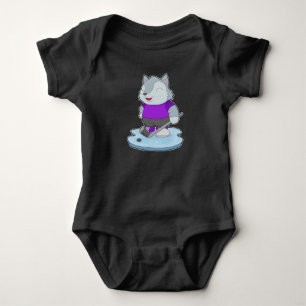 Wolf Eishockey Eishockeyschläger Baby Strampler