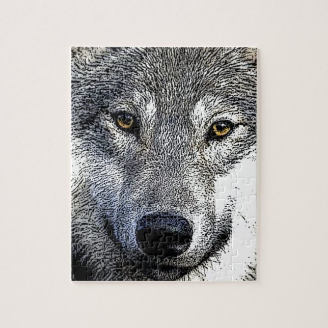 Wolf Eyes Artwork Puzzle (Vertikal)