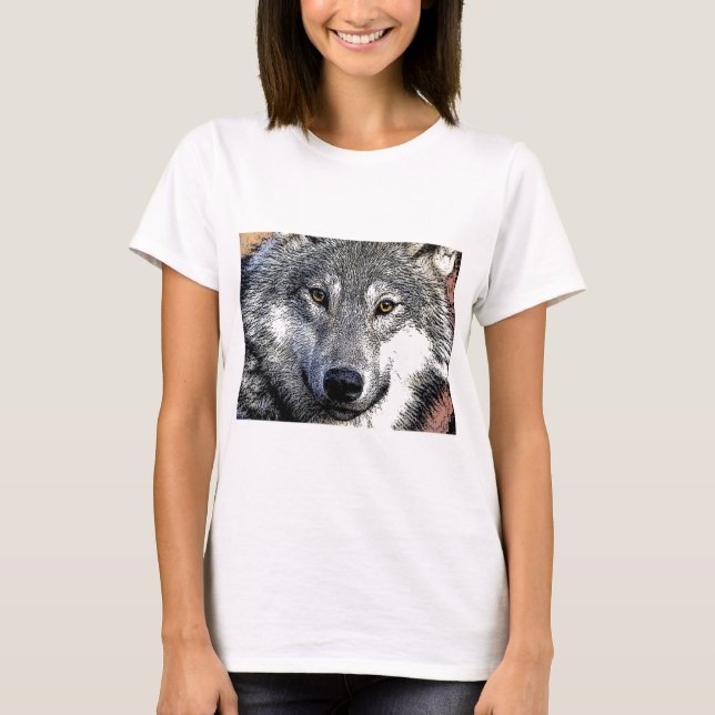 Wolf Eyes Artwork T-Shirt (Vorderseite)