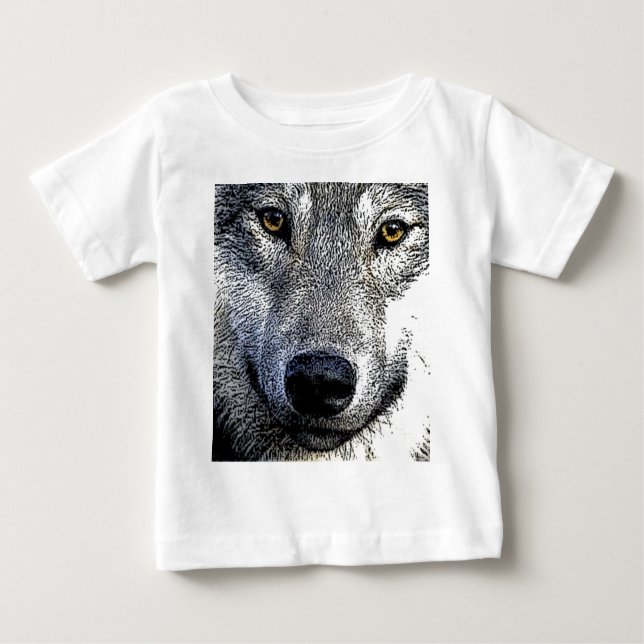 Wolf Eyes Baby T-shirt (Vorderseite)