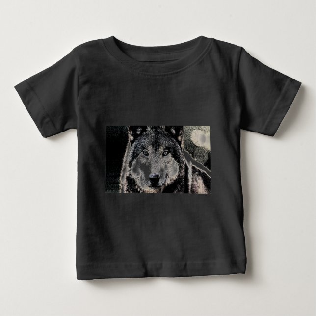 Wolf Eyes Baby T-shirt (Vorderseite)