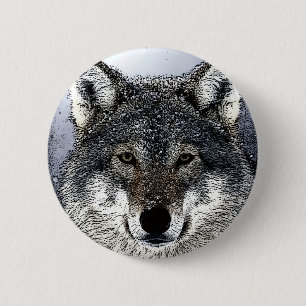 Wolf Eyes Button