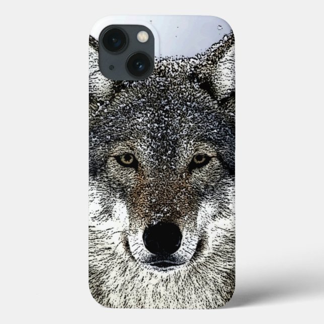 Wolf Eyes Case-Mate iPhone Hülle (Rückseite)