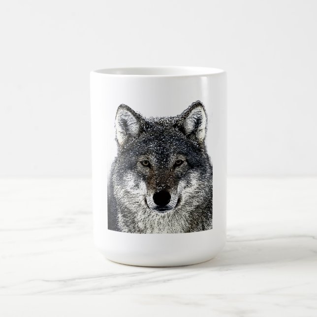 Wolf Eyes Kaffeetasse (Mittel)