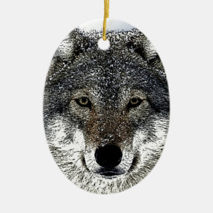 Wolf Eyes Keramikornament