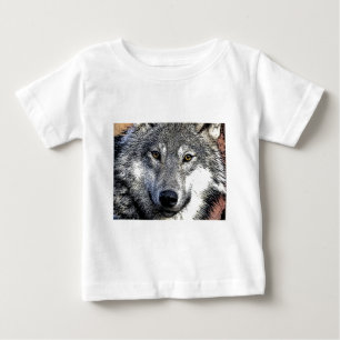 Wolf Eyes Kunstwerk Baby T-shirt